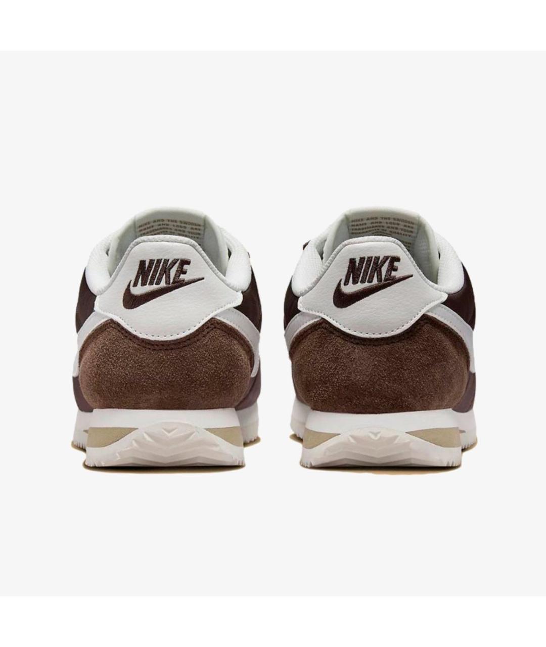 NIKE Коричневые замшевые кроссовки, фото 4