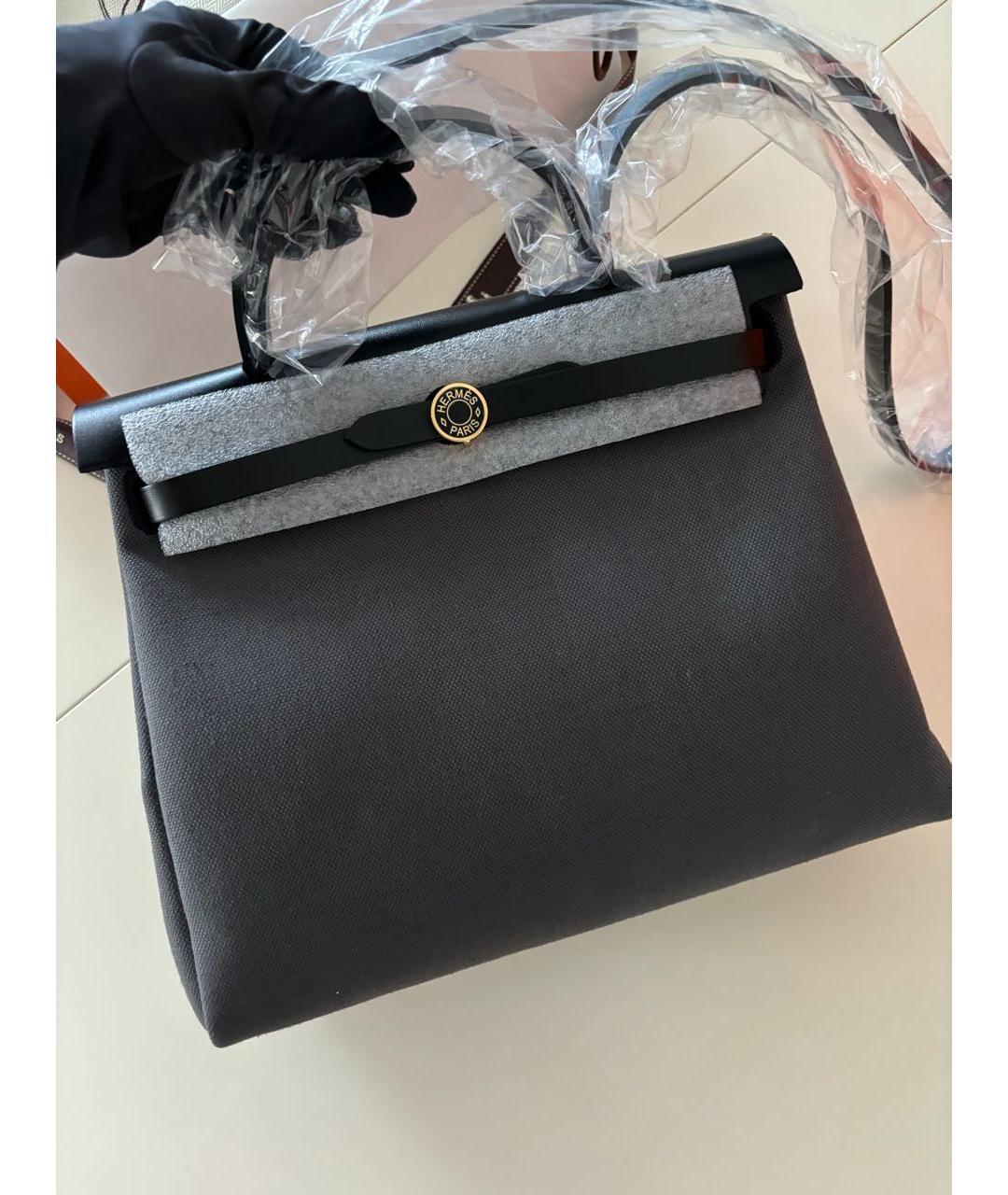 HERMES Серая сумка через плечо, фото 2