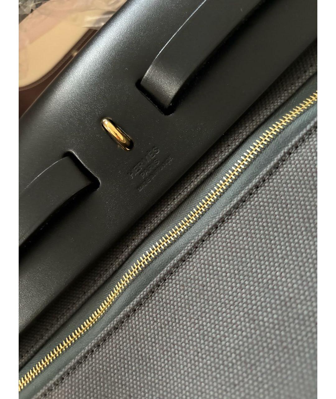 HERMES Серая сумка через плечо, фото 5