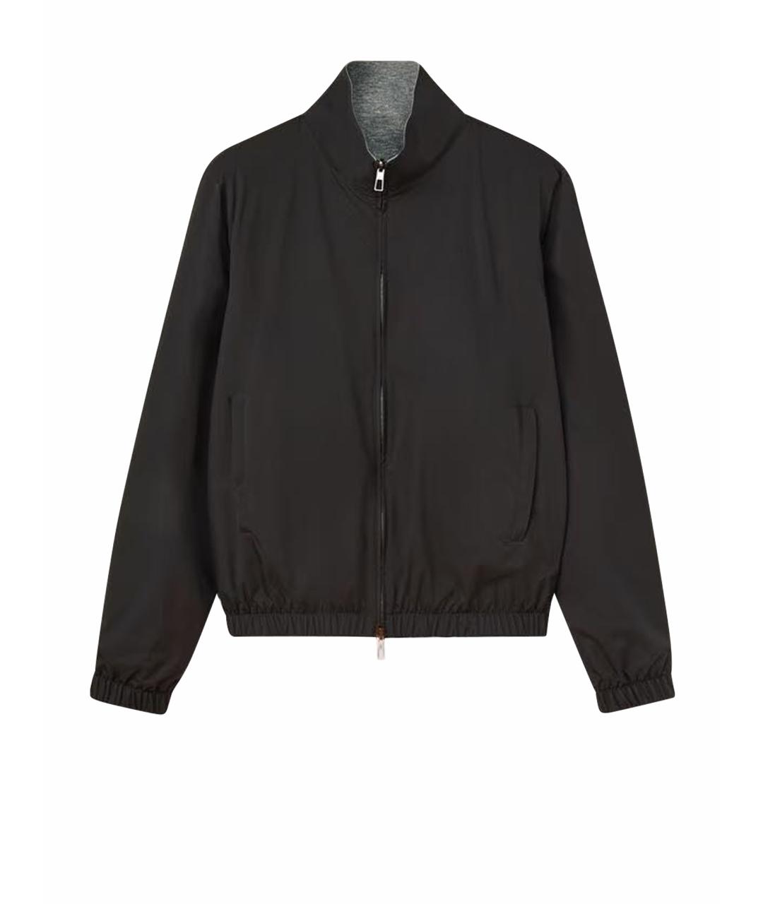 LORO PIANA Черная кашемировая куртка, фото 1