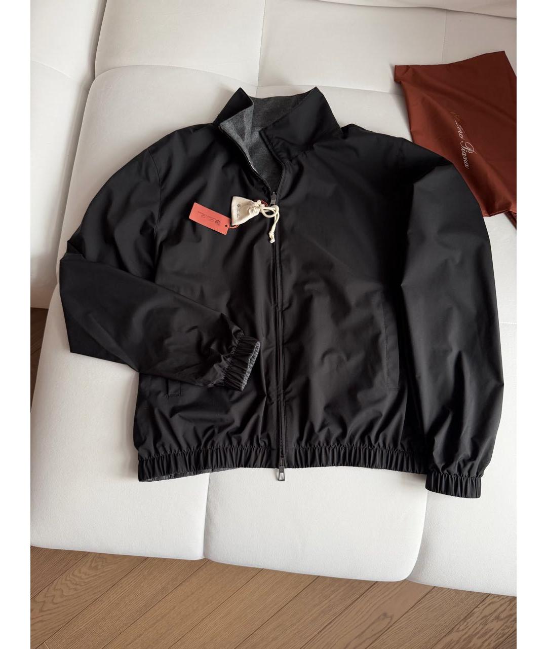 LORO PIANA Черная кашемировая куртка, фото 2