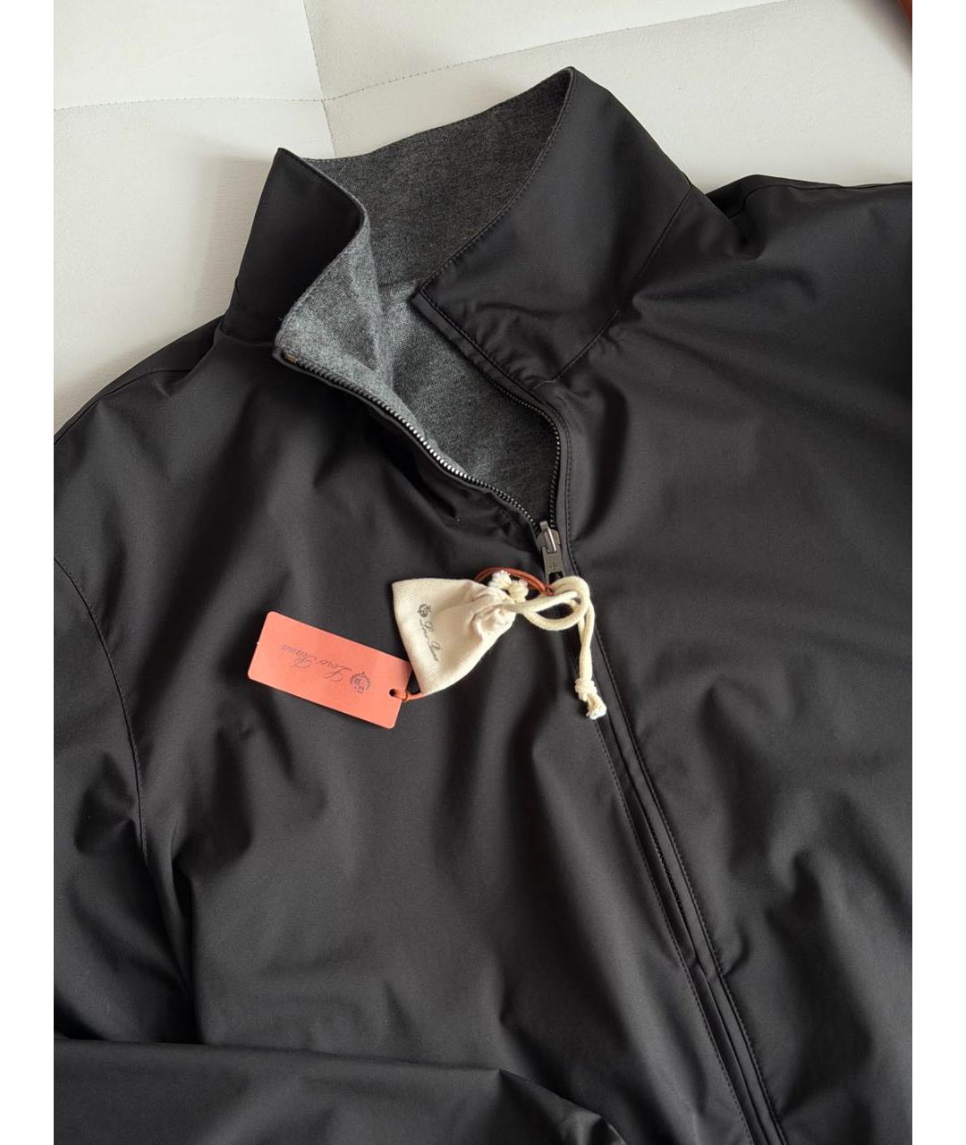 LORO PIANA Черная кашемировая куртка, фото 5