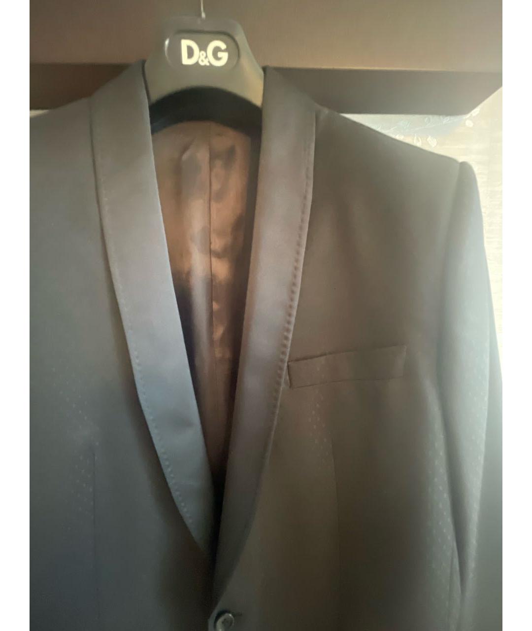 DOLCE&GABBANA Черный шерстяной пиджак, фото 3