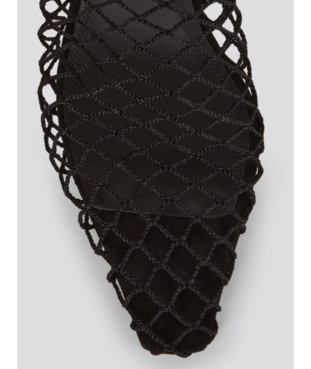 NEOUS Черные кожаные мюли, фото 4