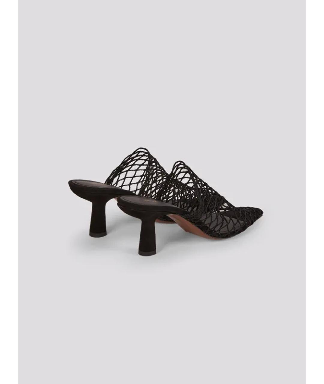 NEOUS Черные кожаные мюли, фото 3