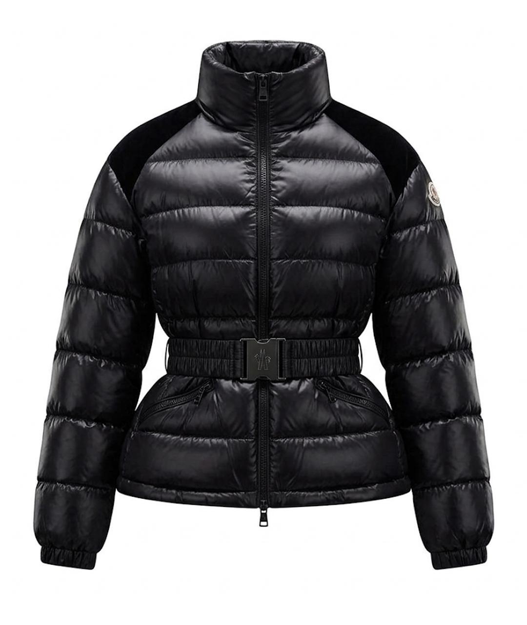 MONCLER Черный пуховик, фото 1
