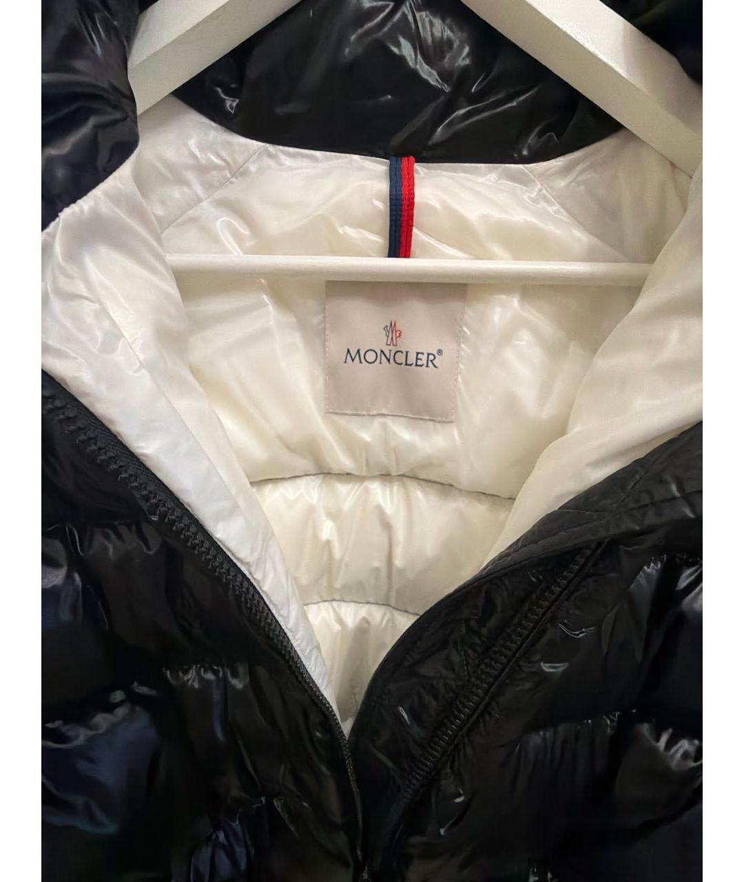 MONCLER Черный пуховик, фото 3
