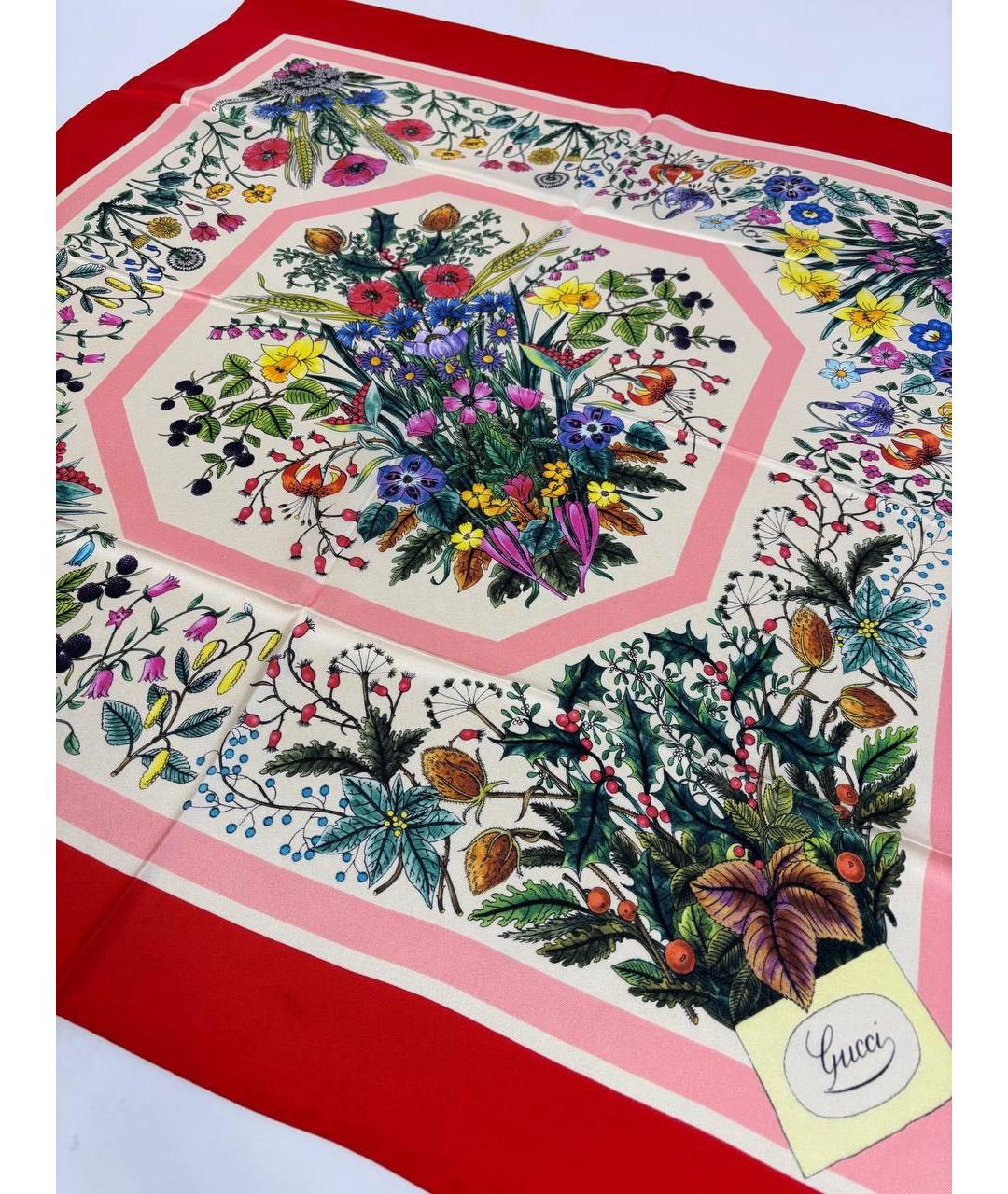 GUCCI Мульти шелковый платок, фото 7