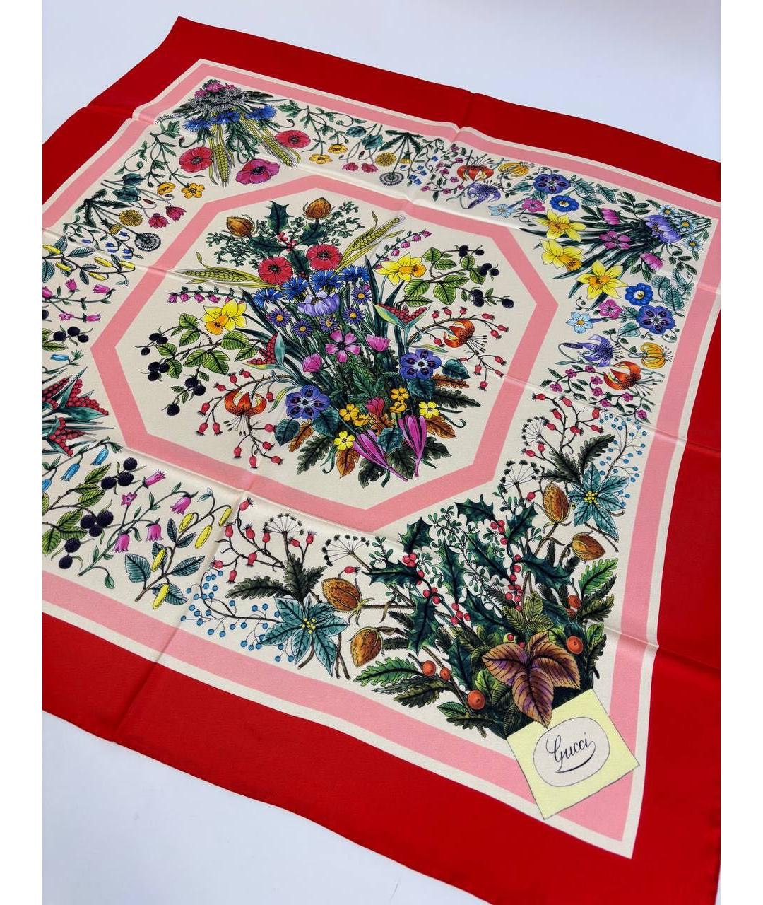 GUCCI Мульти шелковый платок, фото 5