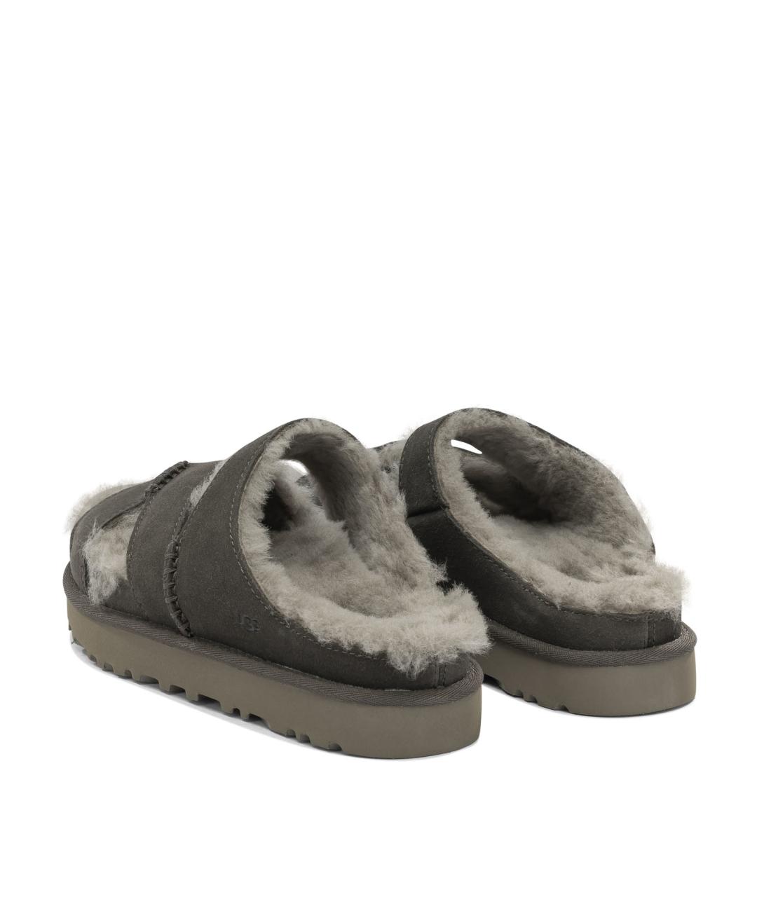 UGG AUSTRALIA Серые кожаные сандалии, фото 4