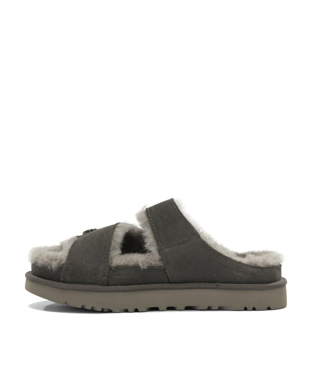 UGG AUSTRALIA Серые кожаные сандалии, фото 3