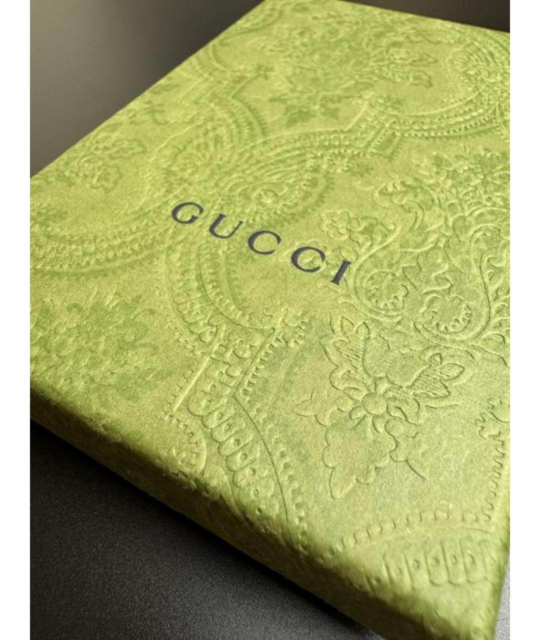 GUCCI Коричневый кожаный кардхолдер, фото 6