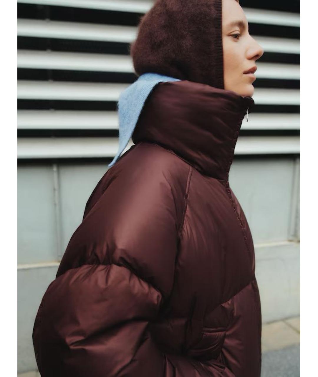 ARKET Коричневая полиамидовая куртка, фото 3