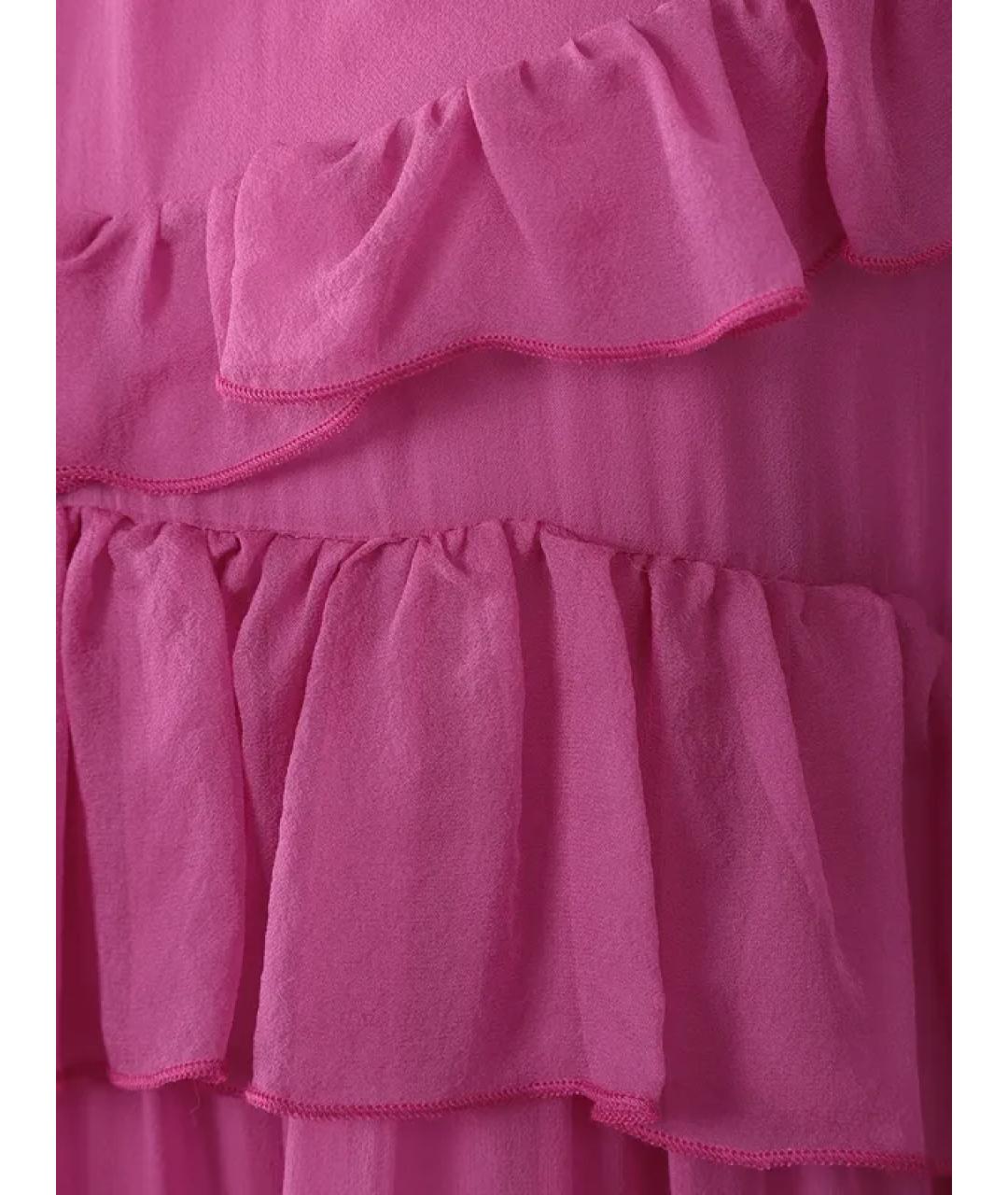 NO. 21 Розовое шелковое вечернее платье, фото 3