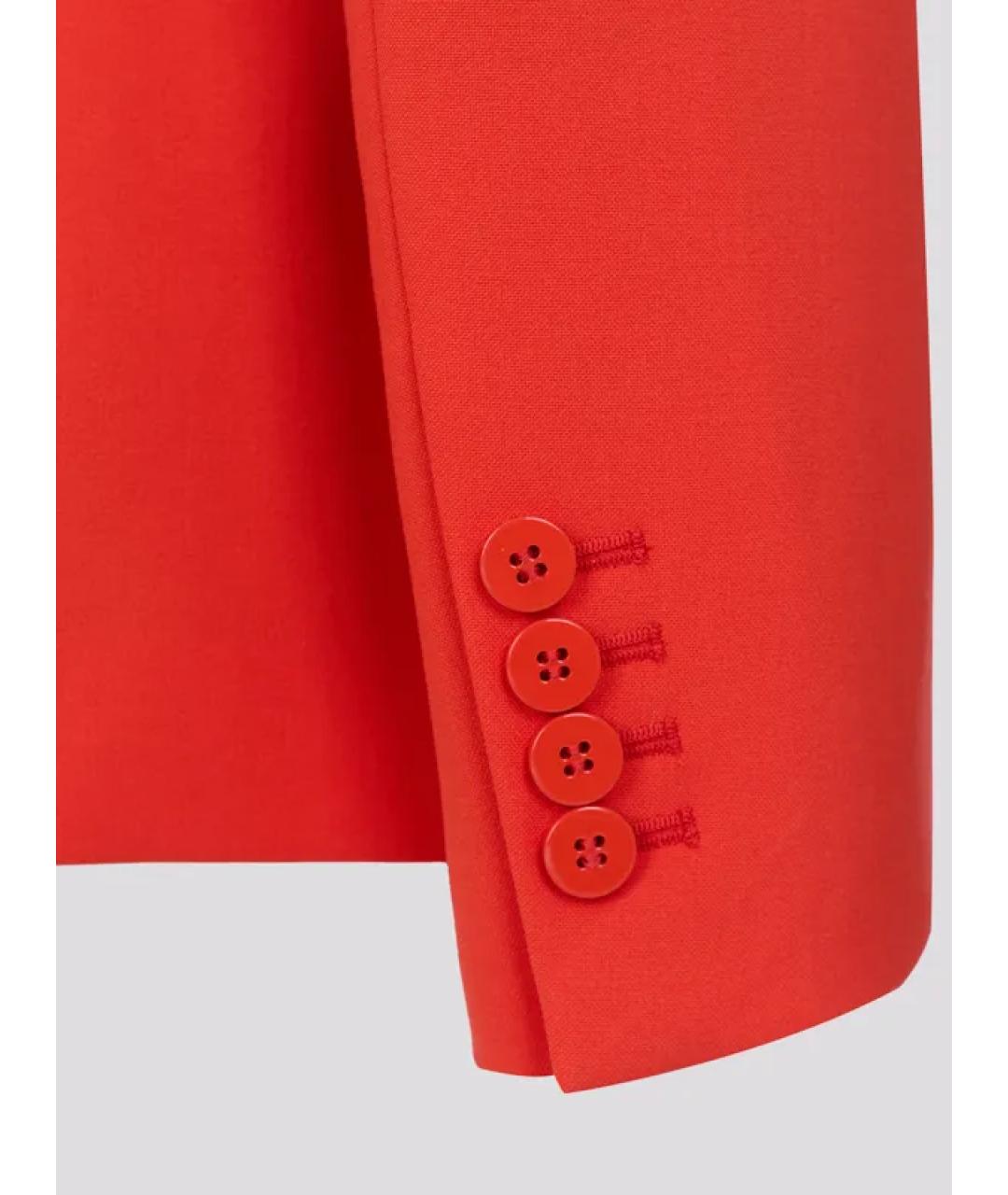 THE ATTICO Красный полиэстеровый жакет/пиджак, фото 2