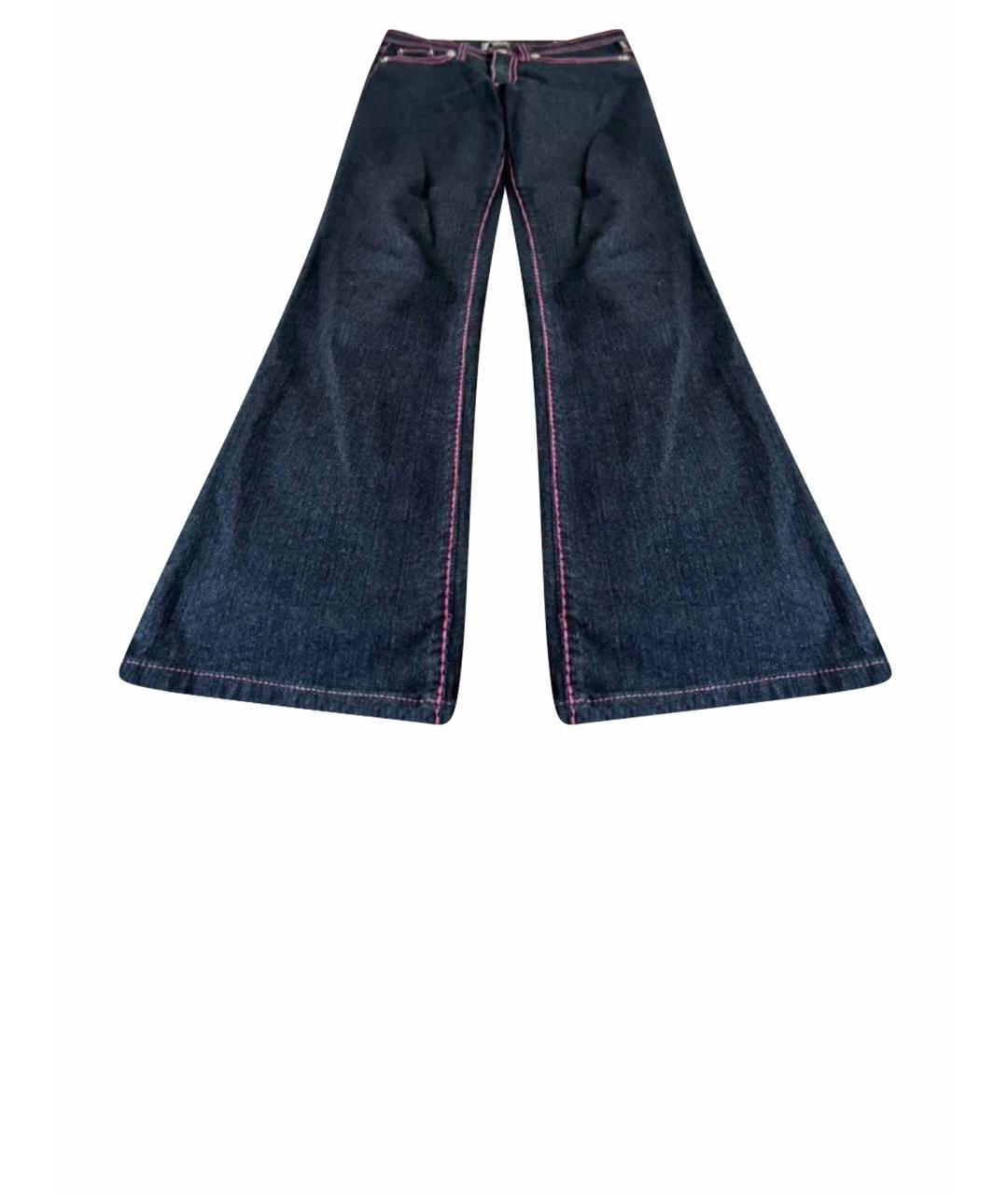 VERSACE JEANS COUTURE Темно-синие прямые джинсы, фото 1