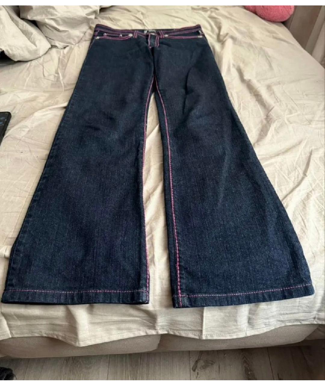 VERSACE JEANS COUTURE Темно-синие прямые джинсы, фото 5