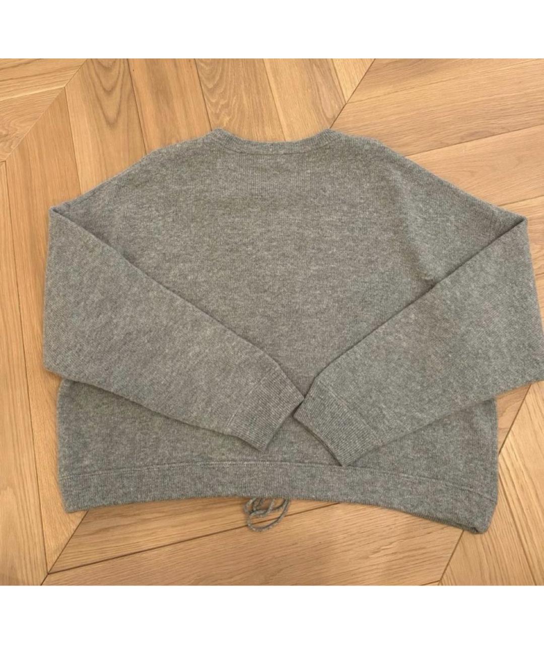 CELINE Серый кашемировый джемпер / свитер, фото 4