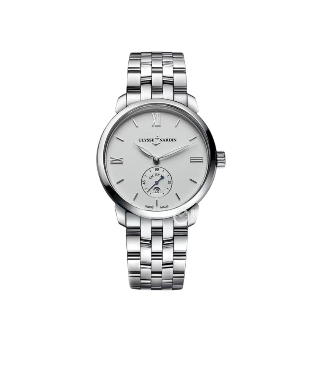 Ulysse Nardin Серебряные стальные часы, фото 7