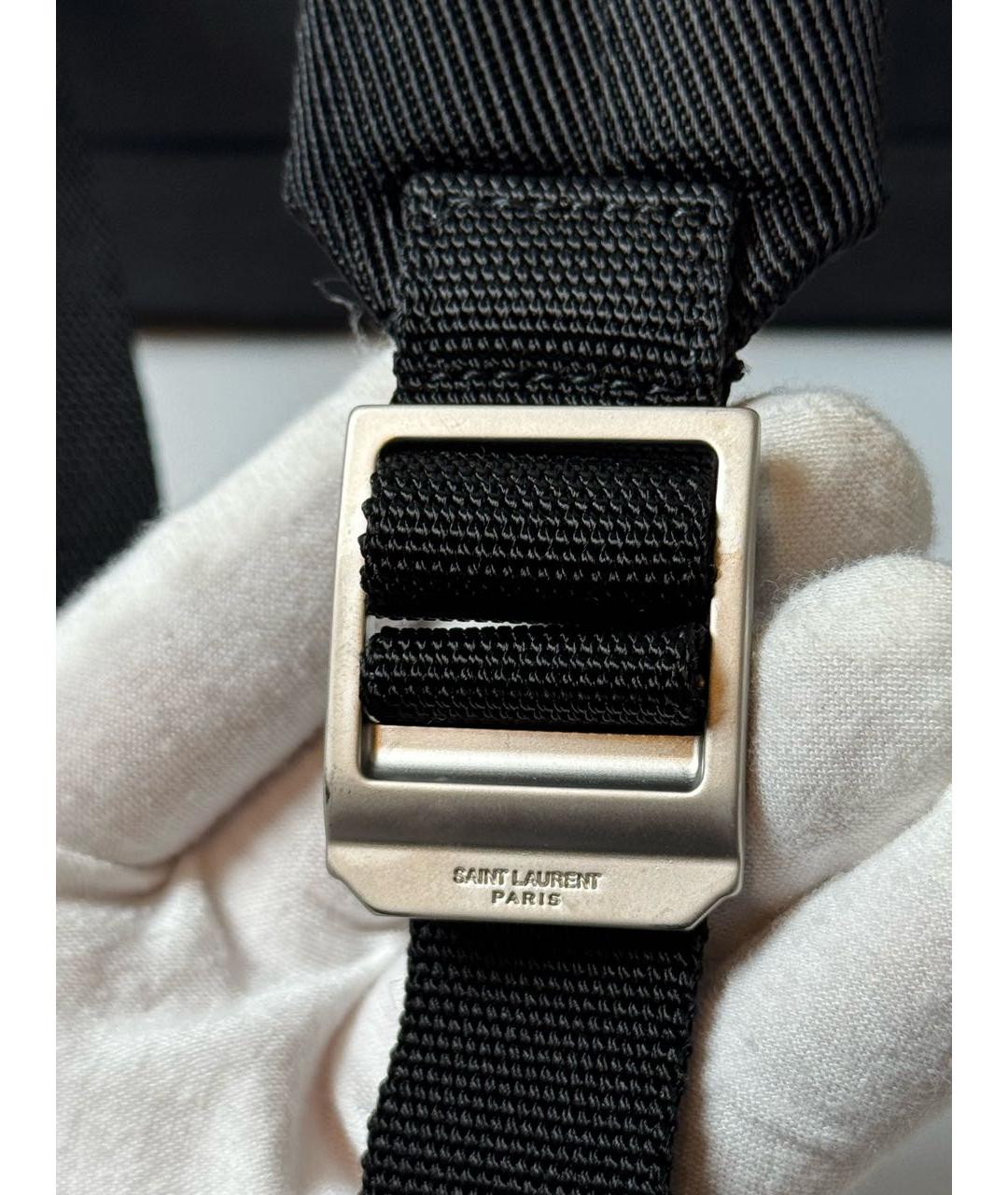 SAINT LAURENT Черный рюкзак, фото 4