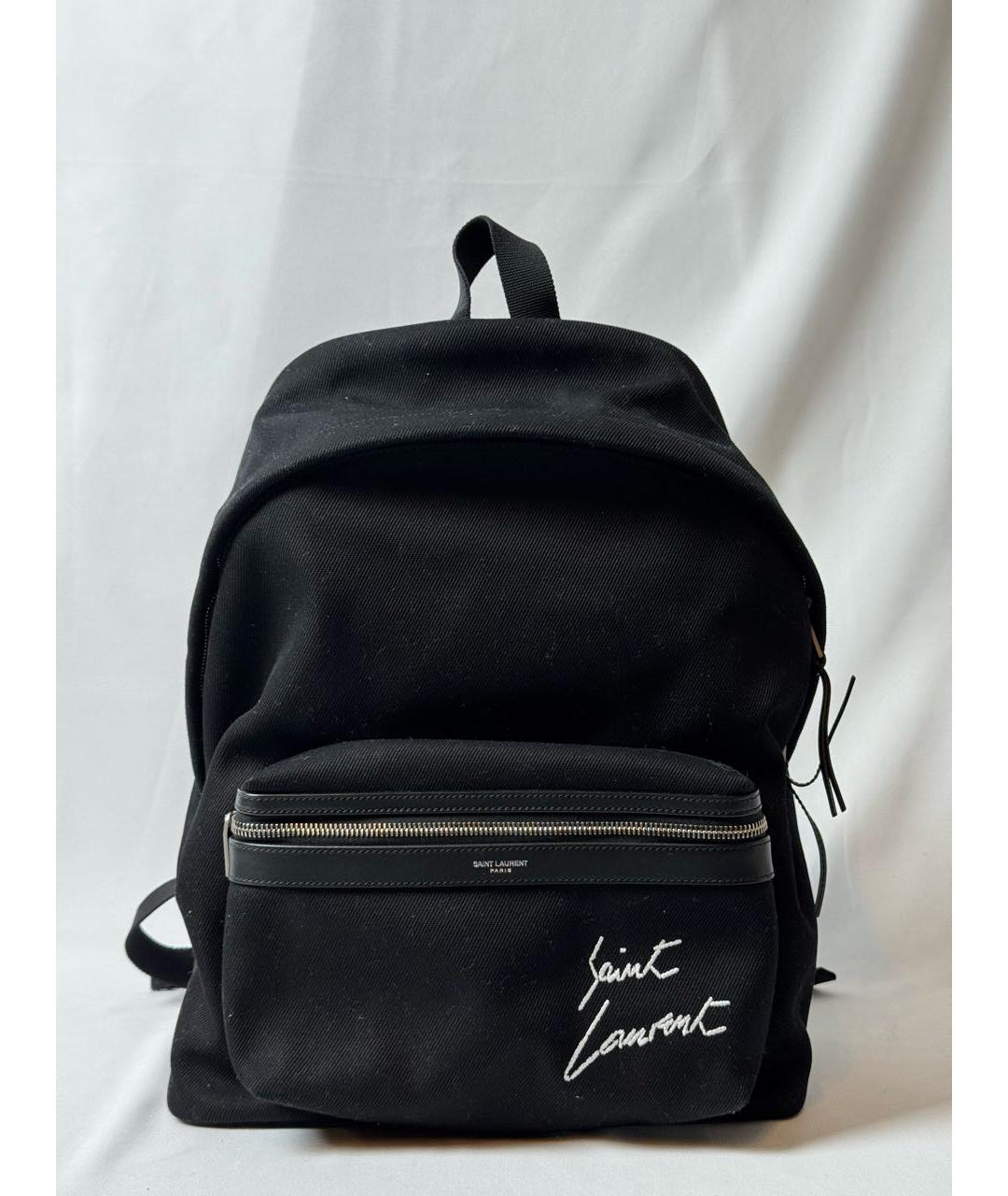 SAINT LAURENT Черный рюкзак, фото 9