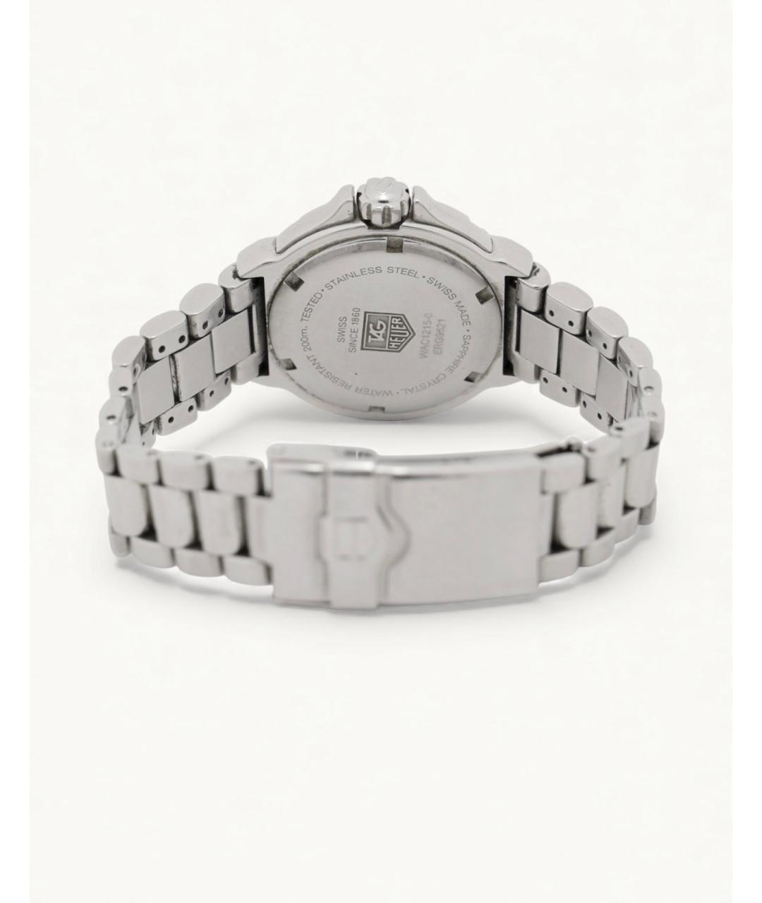 TAG HEUER Серебряные металлические часы, фото 2