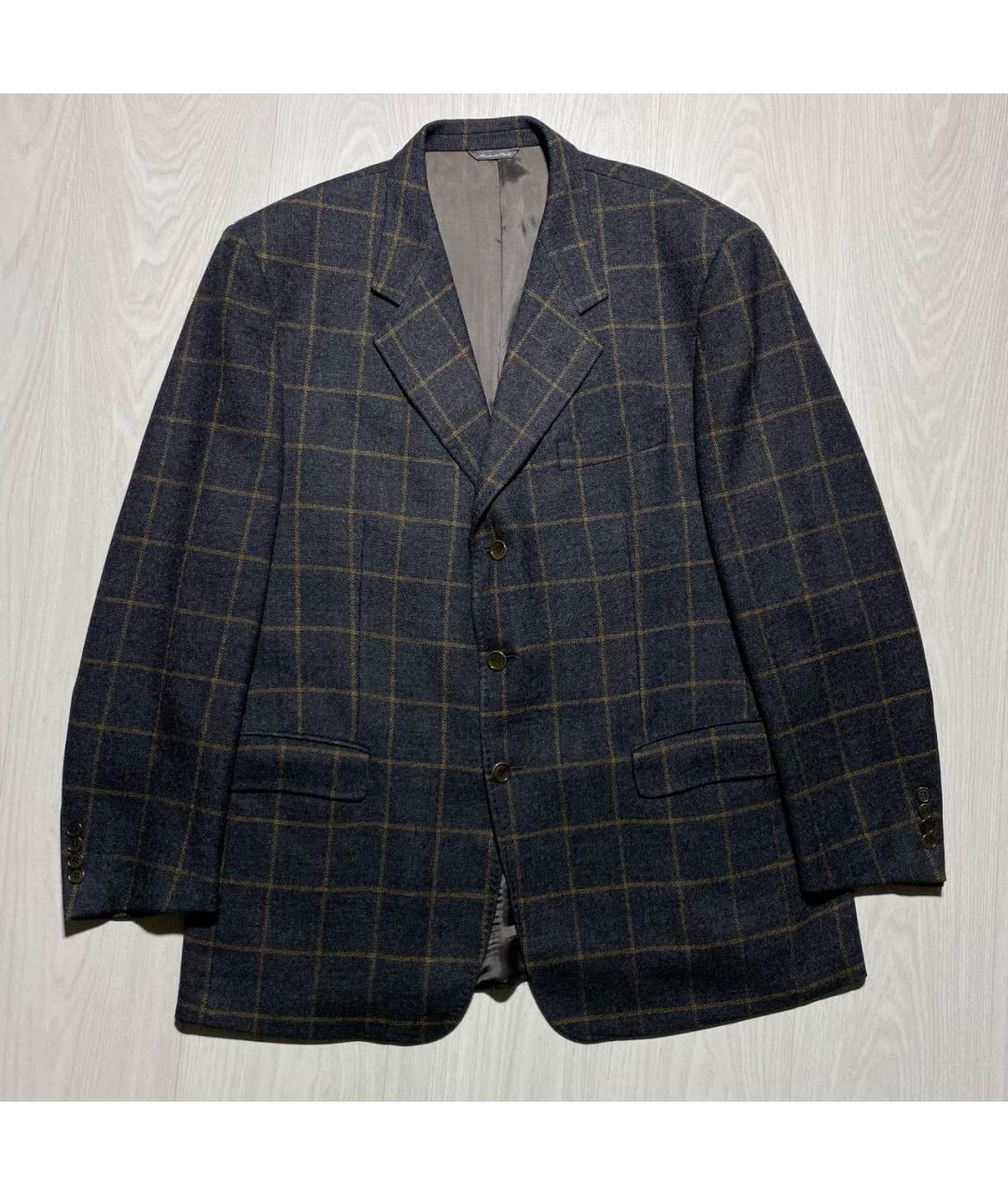 ALEXANDER MCQUEEN Антрацитовый шерстяной пиджак, фото 5