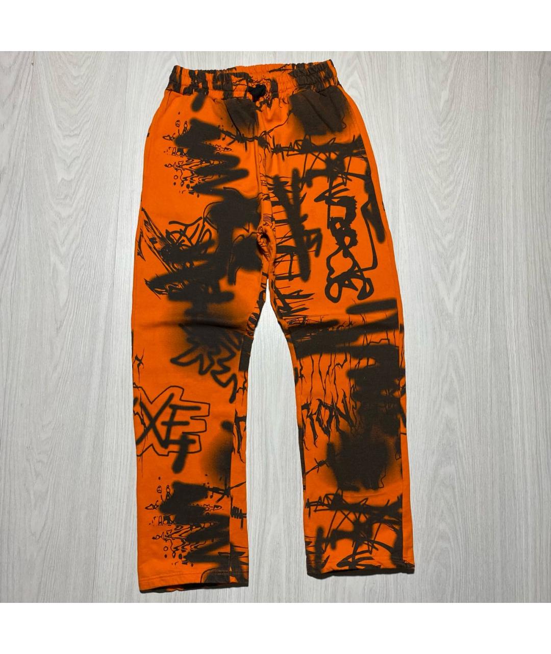 JADED LONDON Оранжевое хлопковые повседневные брюки, фото 8