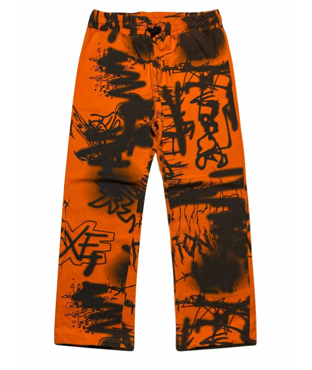 JADED LONDON Оранжевое хлопковые повседневные брюки, фото 1