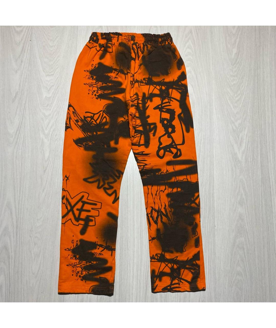 JADED LONDON Оранжевое хлопковые повседневные брюки, фото 6