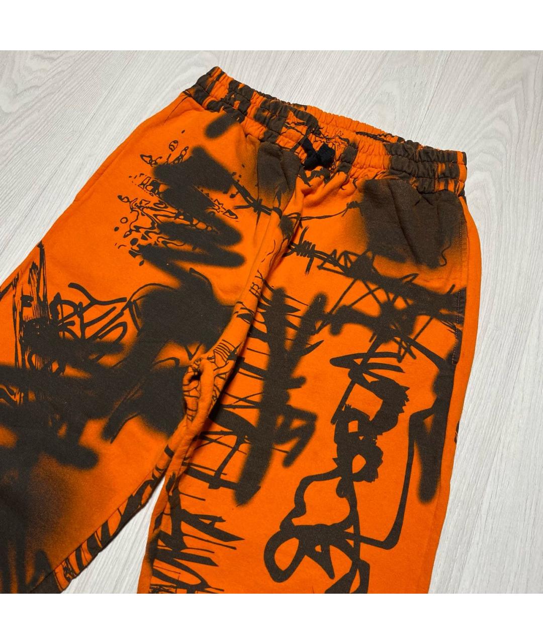 JADED LONDON Оранжевое хлопковые повседневные брюки, фото 2