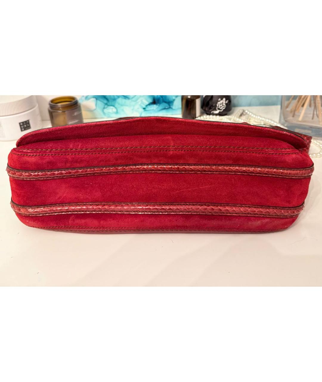 CARTIER Бордовая кожаная сумка тоут, фото 7