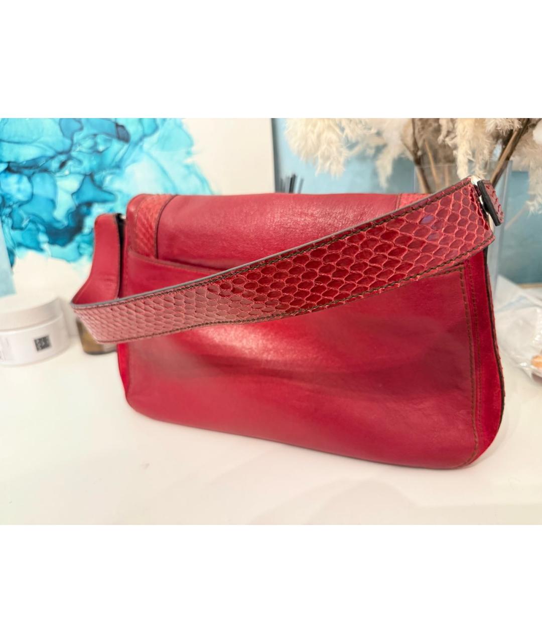 CARTIER Бордовая кожаная сумка тоут, фото 3