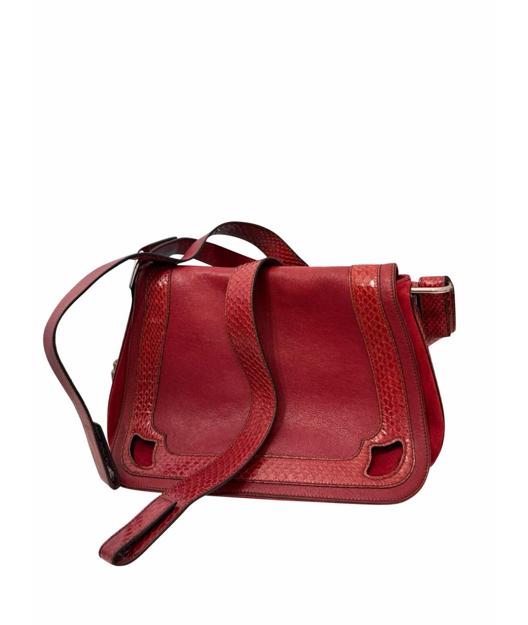 CARTIER Бордовая кожаная сумка тоут, фото 1