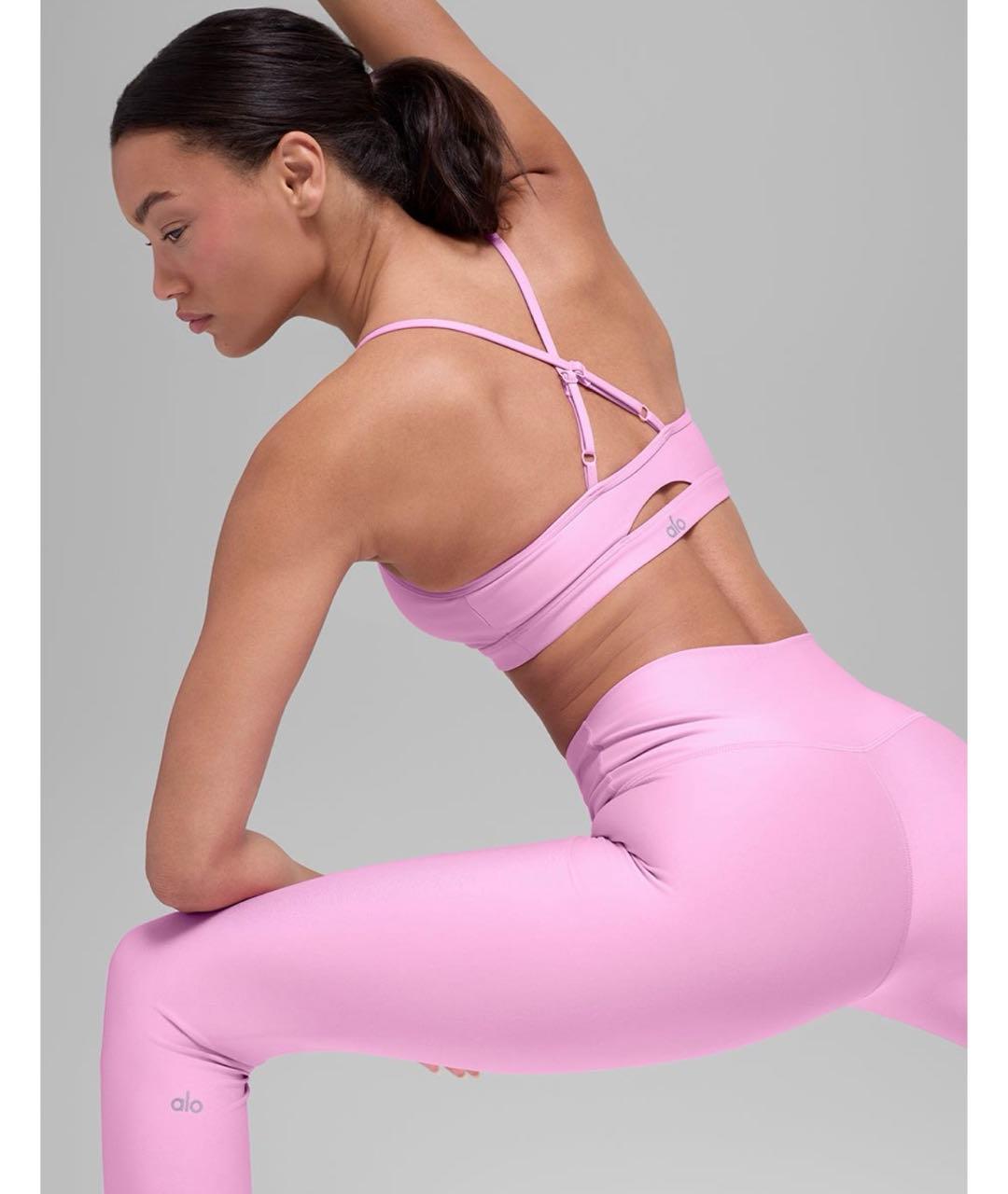ALO YOGA Розовая майка, фото 5