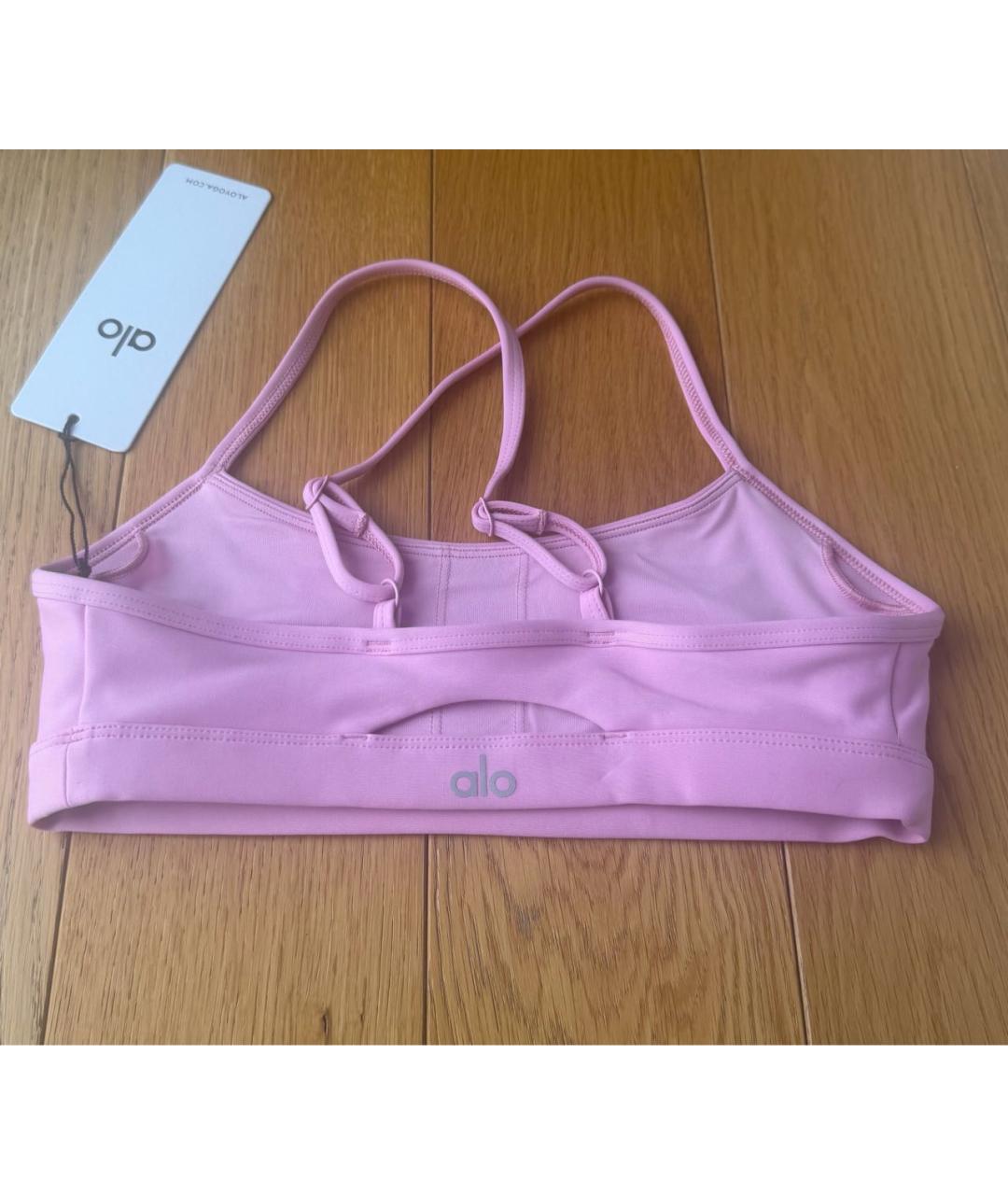 ALO YOGA Розовая майка, фото 2