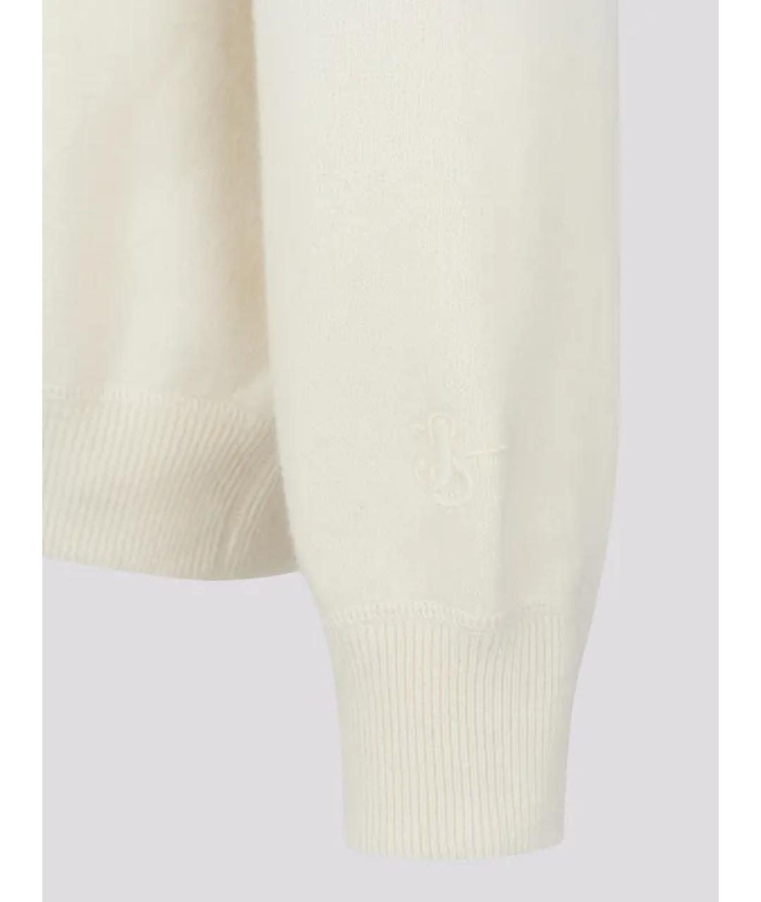 JIL SANDER Бежевый кашемировый джемпер / свитер, фото 2