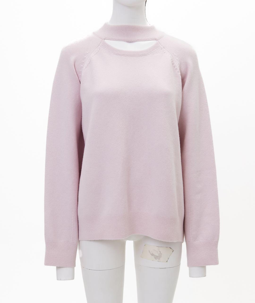 ALAIA Розовый шерстяной джемпер / свитер, фото 5