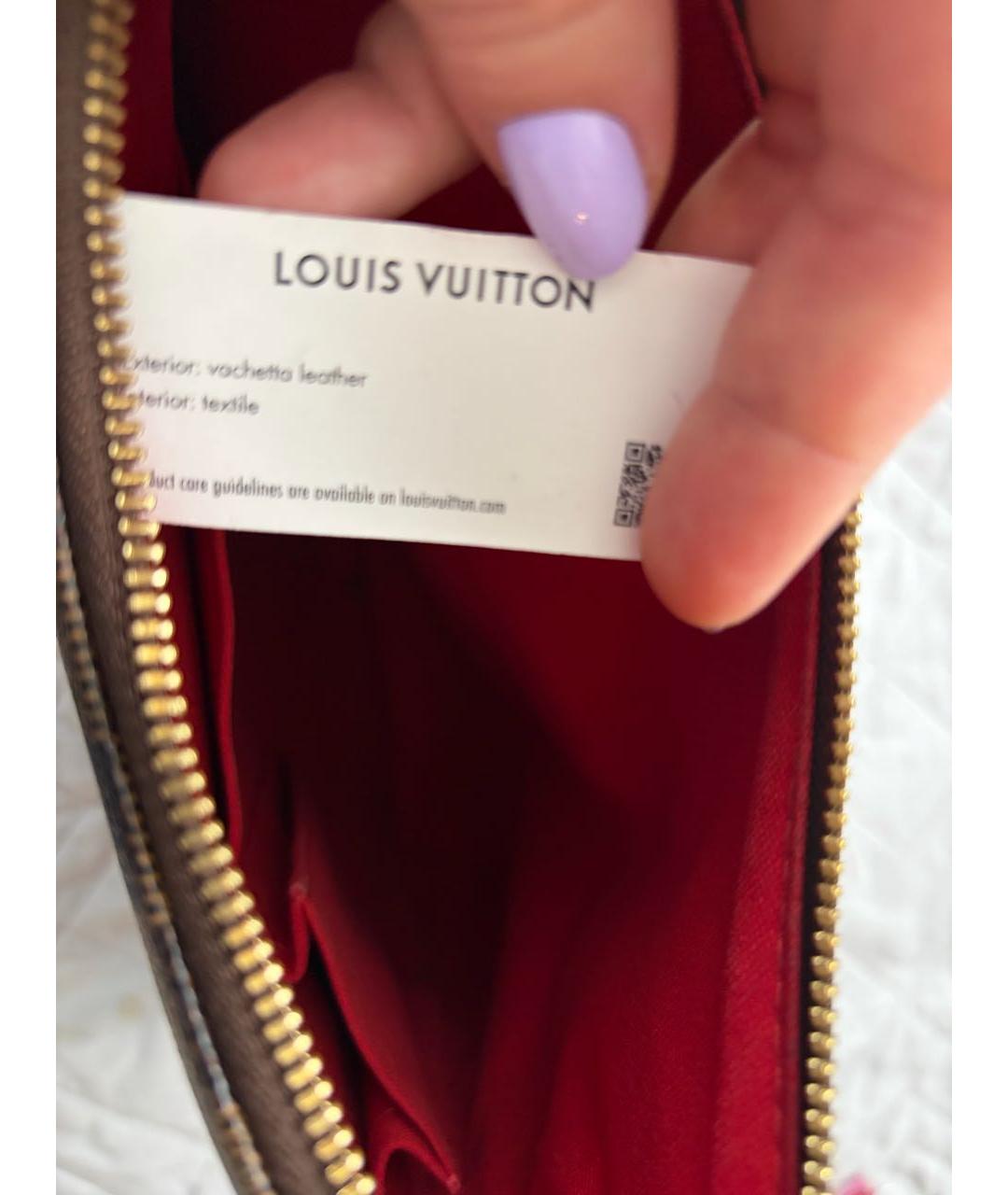 LOUIS VUITTON Коричневая сумка через плечо, фото 4