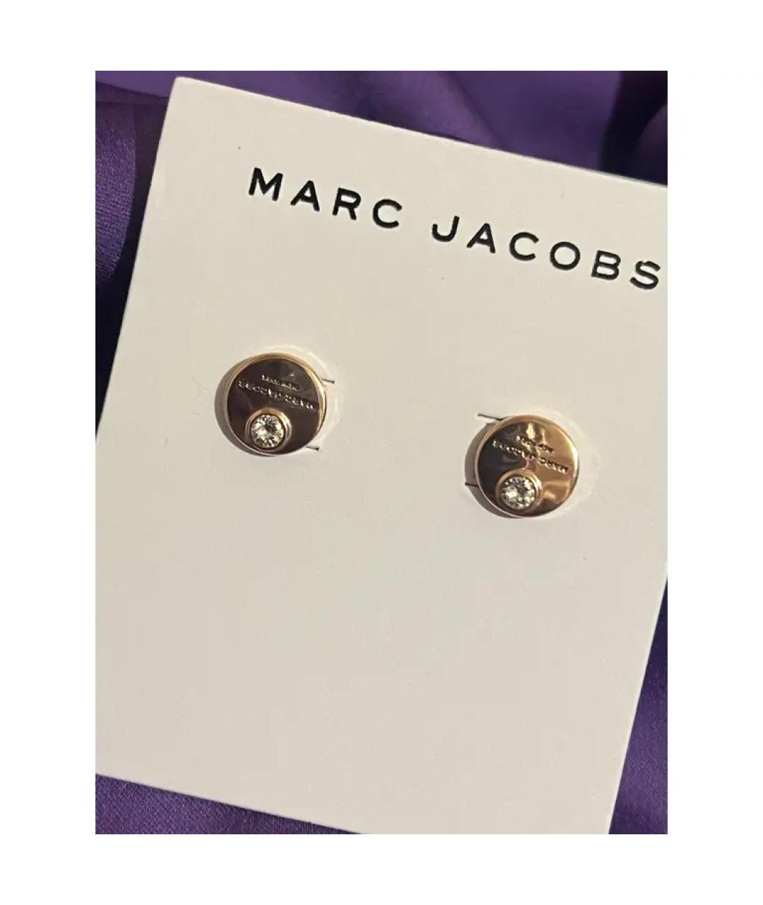 MARC JACOBS Золотые металлические серьги, фото 4