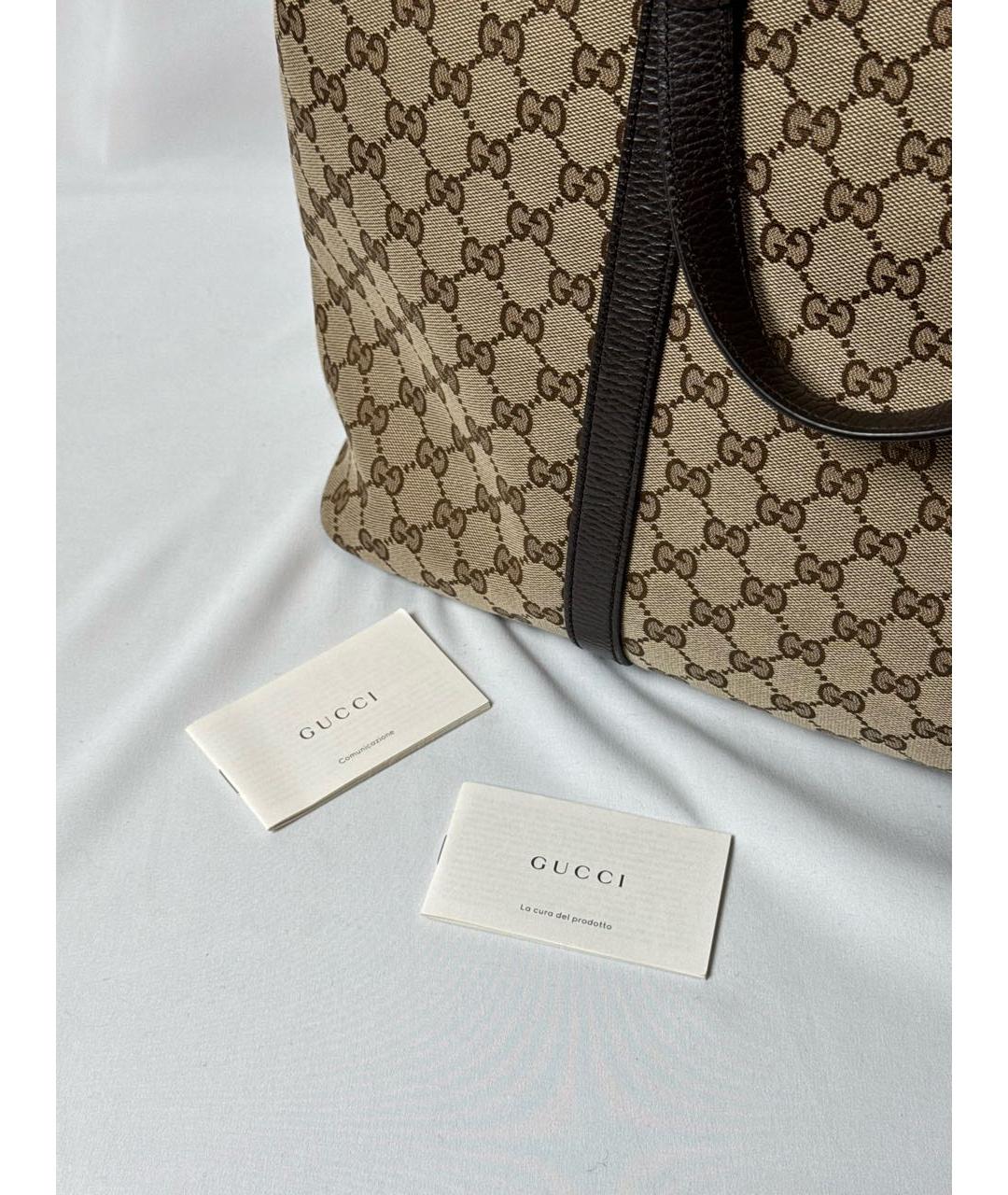 GUCCI Бежевая сумка с короткими ручками, фото 7