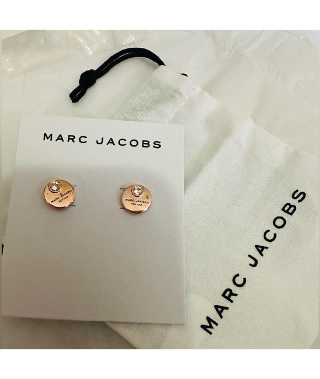 MARC JACOBS Розовые металлические серьги, фото 4