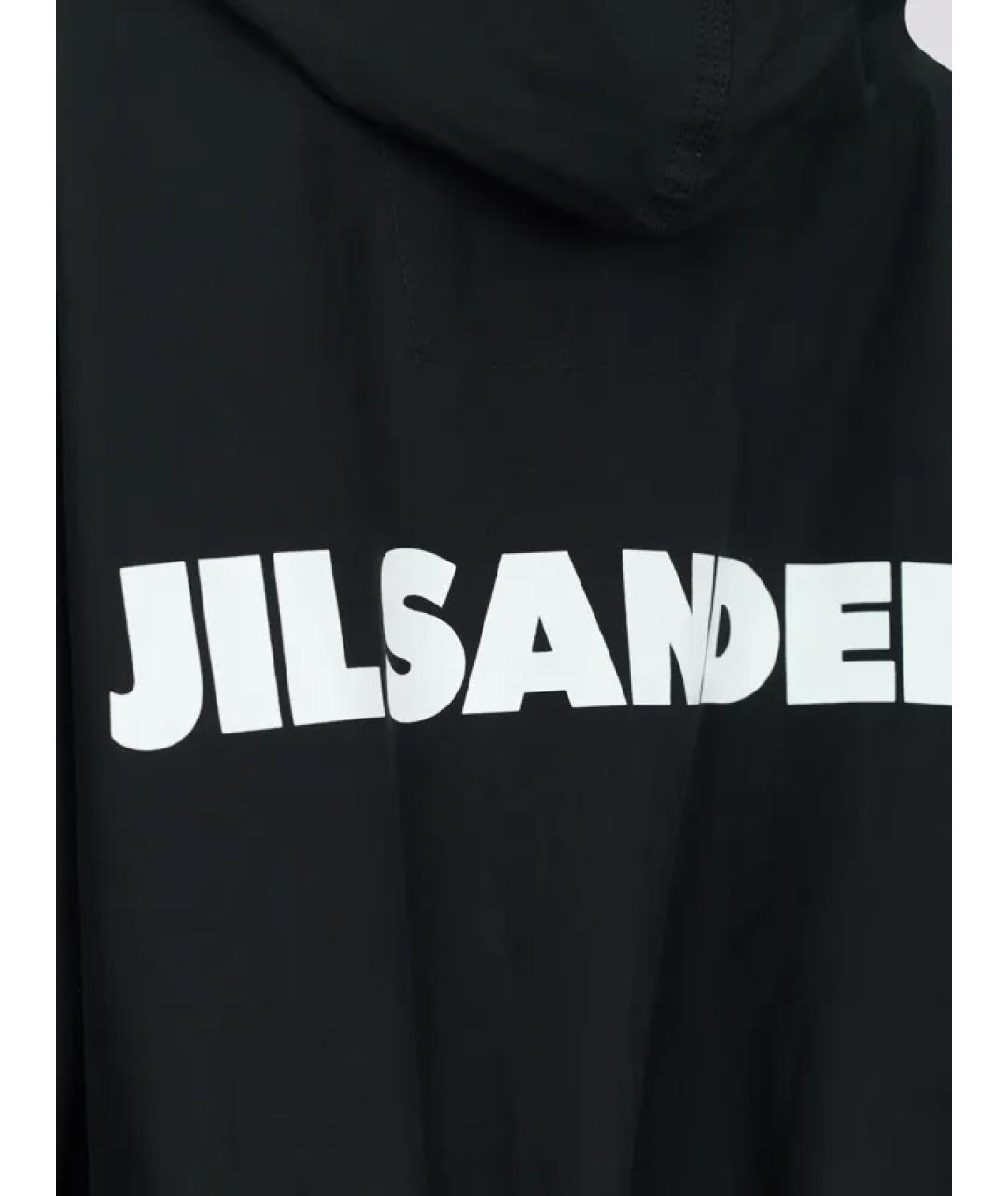 JIL SANDER Черная хлопковая парка, фото 2
