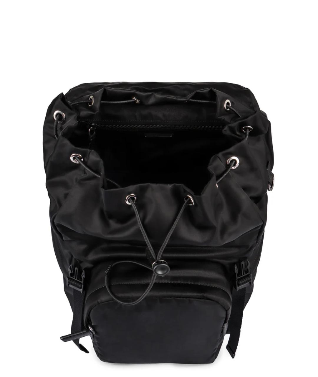 PRADA Черный синтетический рюкзак, фото 4