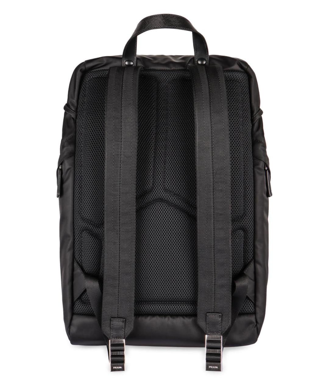 PRADA Черный синтетический рюкзак, фото 3