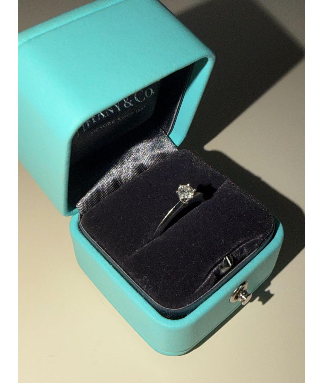 TIFFANY&CO Серебряное платиновое кольцо, фото 2