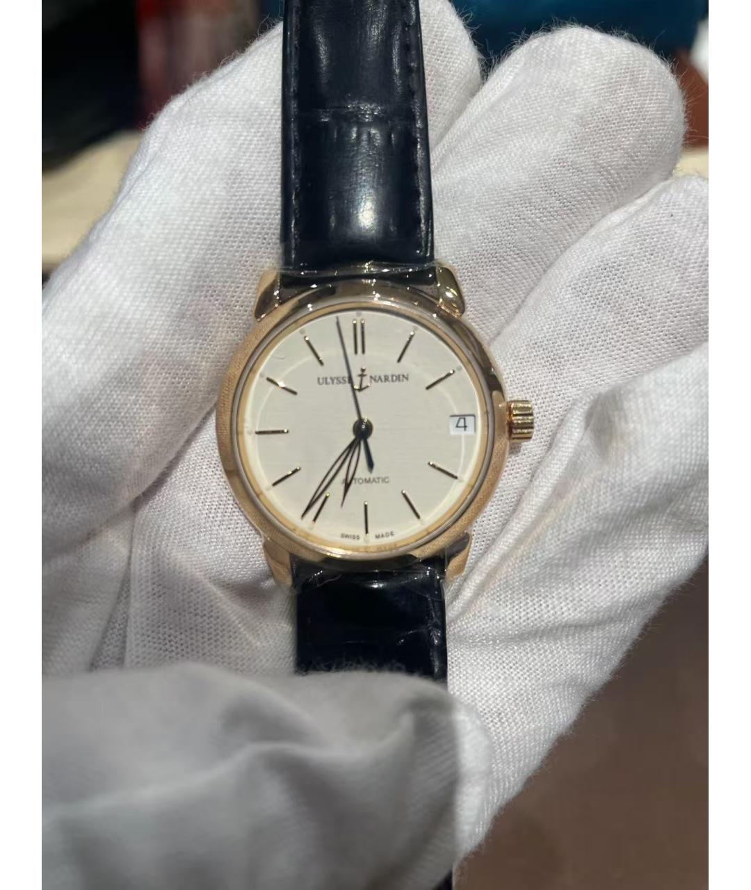 Ulysse Nardin Золотые часы из розового золота, фото 2