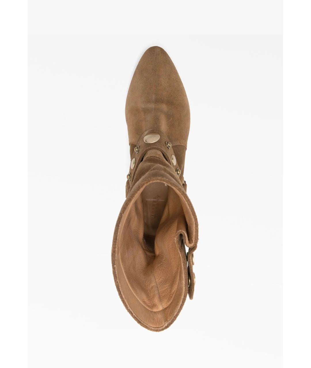 ISABEL MARANT Коричневые замшевые ботинки, фото 3