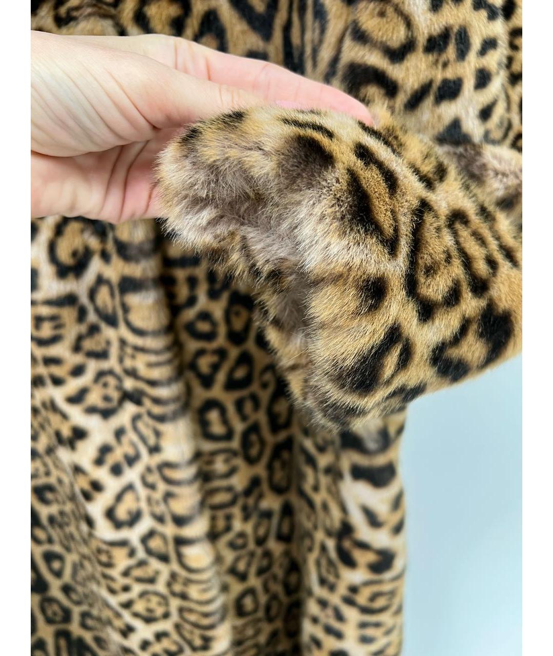 STAND STUDIO Коричневое полиэстеровое пальто, фото 4