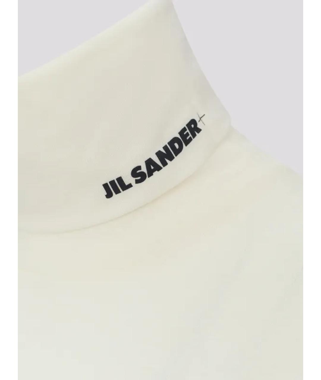 JIL SANDER Бежевая шерстяная водолазка, фото 2